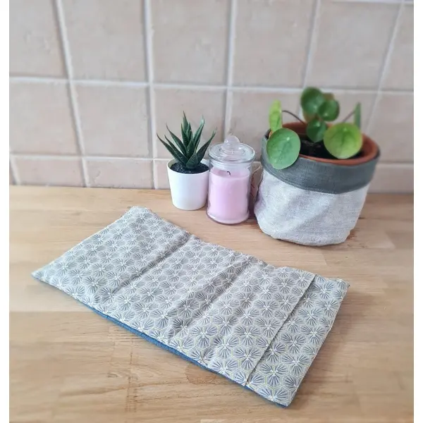 Bouillotte sèche déhoussable ryad gris