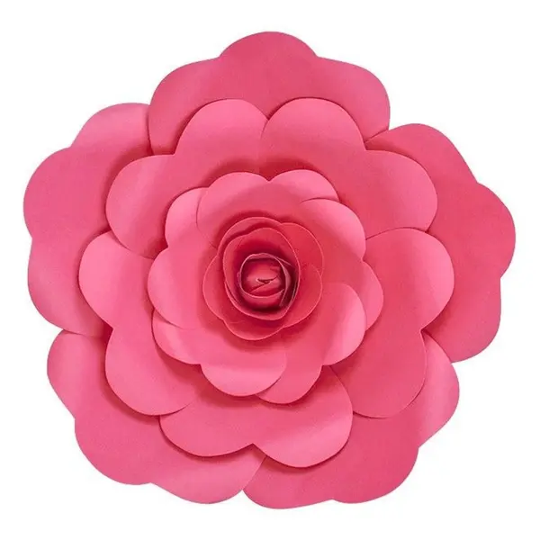 Fleur En Papier Rose Fuchsia 30 cm - SkyLantern.fr