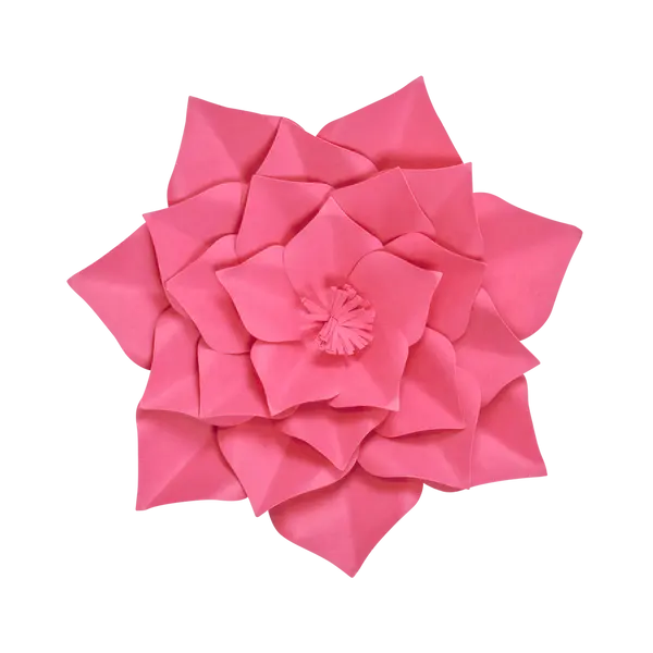Fleur En Papier Gardénia Fuchsia 30 cm - SkyLantern.fr