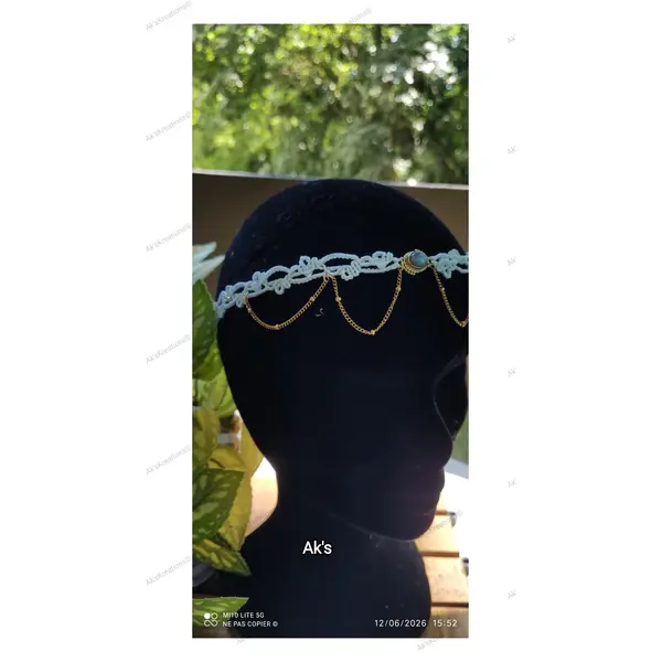 Bijoux de tête shoker et pierres naturelles