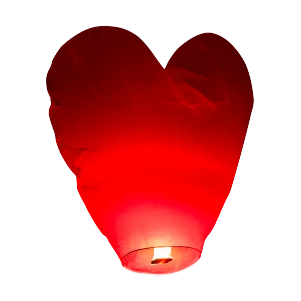 Lanterne coeur - Mariage - Skylantern.fr