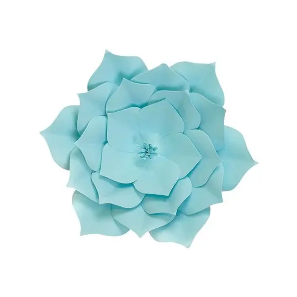 Fleur En Papier Gardénia Turquoise 20 cm - SkyLantern.fr