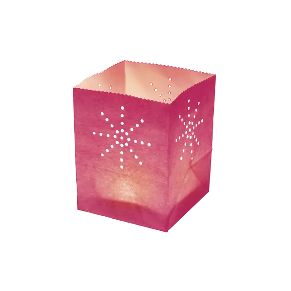 Lanterne Jardin Avec Bougie Rose - Skylantern.Fr
