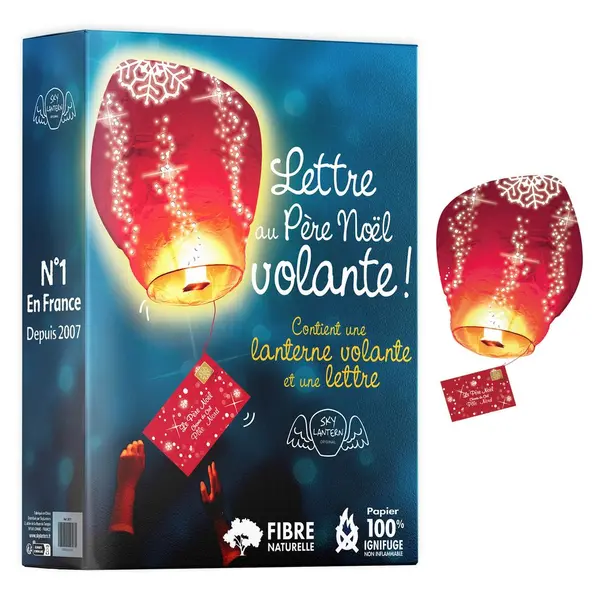 Lettre au Père Noël avec lanterne Volante Pas Cher - SkyLantern