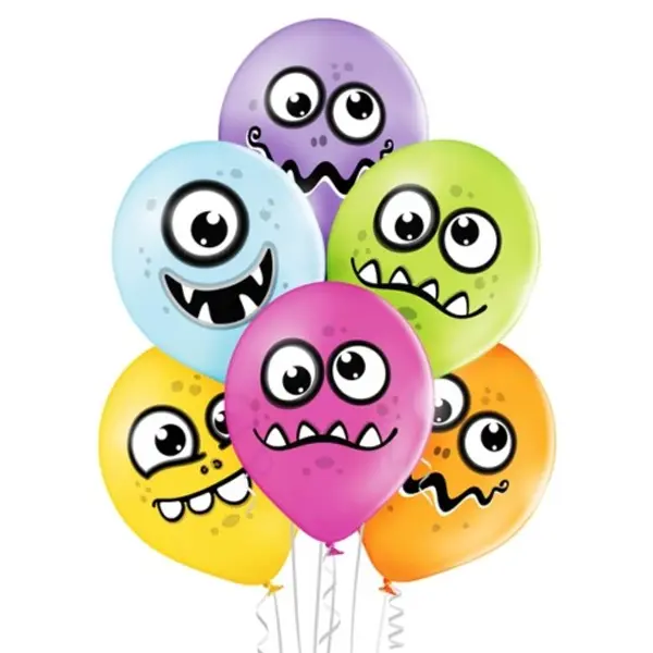 6 ballons monstres