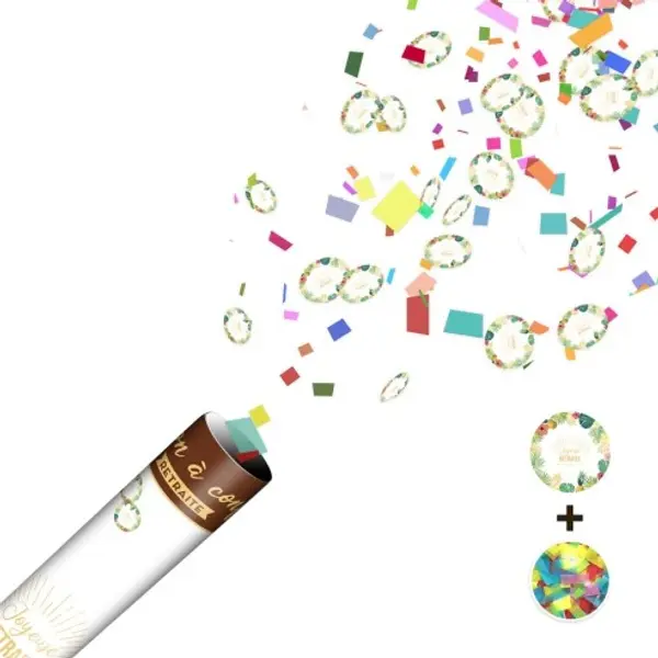 Canon à confettis Retraite