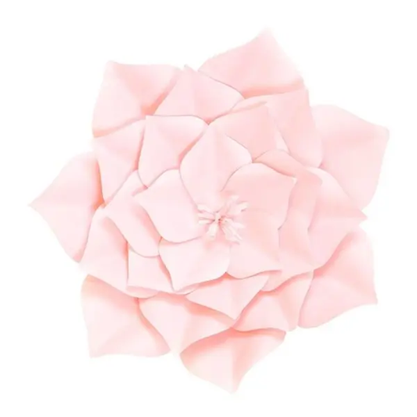 Fleur En Papier Gardénia Rose Pâle 30 cm - SkyLantern.fr
