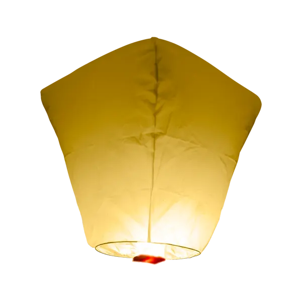 Lanterne Papier Volante Biodegradable Diamond Blanc - SkyLantern.fr