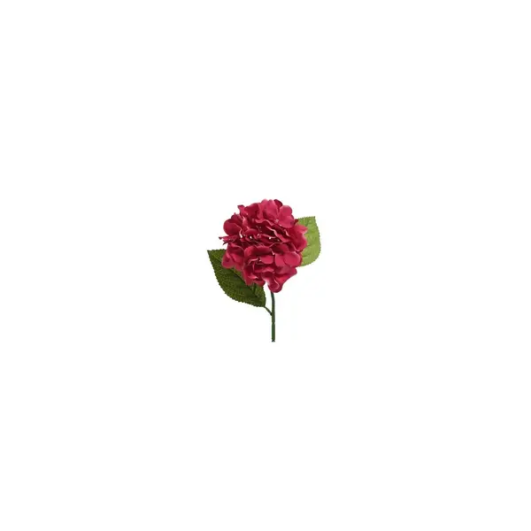 Hortensia artificiel rouge