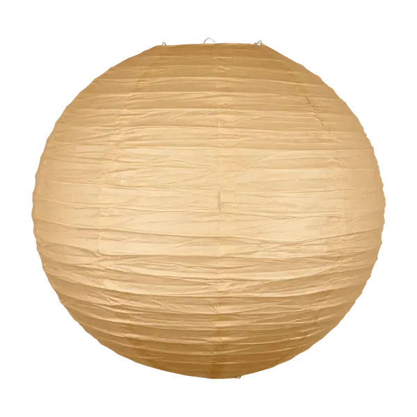 Boule Papier 50cm Sable - SkyLantern.fr