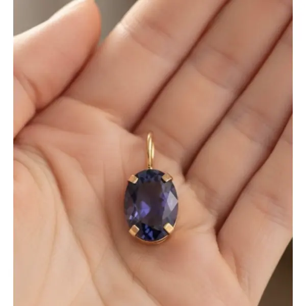 Pendentif selene or 18 carats