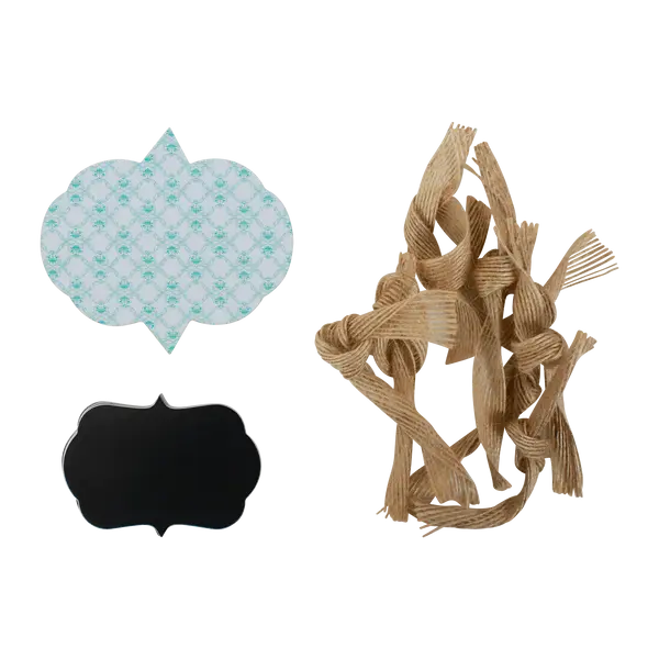 Kit 25 Pièces Diy Carton Bleu et Naturelle - SkyLantern.fr