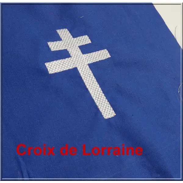 Croix de lorraine : fichier broderie machine