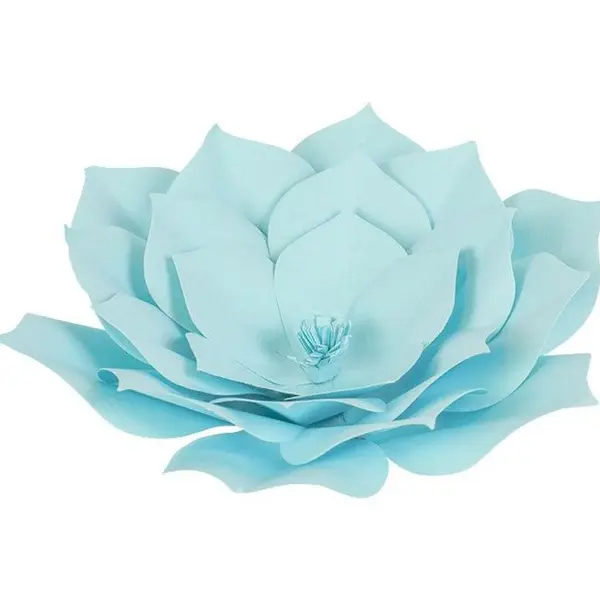 Fleur En Papier Gardénia Turquoise 20 cm - SkyLantern.fr