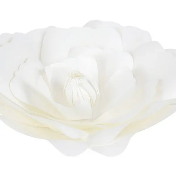 Fleur En Papier Anémone Blanc 30 cm - SkyLantern.fr