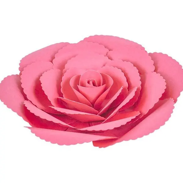 Fleur En Papier Rose Ancienne Fuchsia 20 cm - SkyLantern.fr