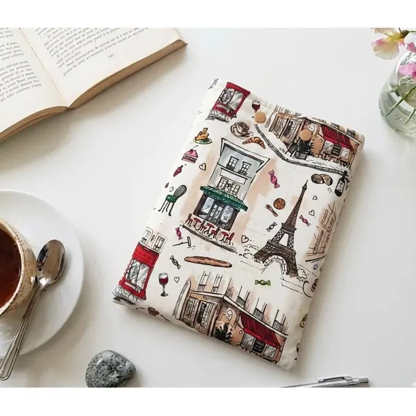 Pochette à livre coton et rembourré