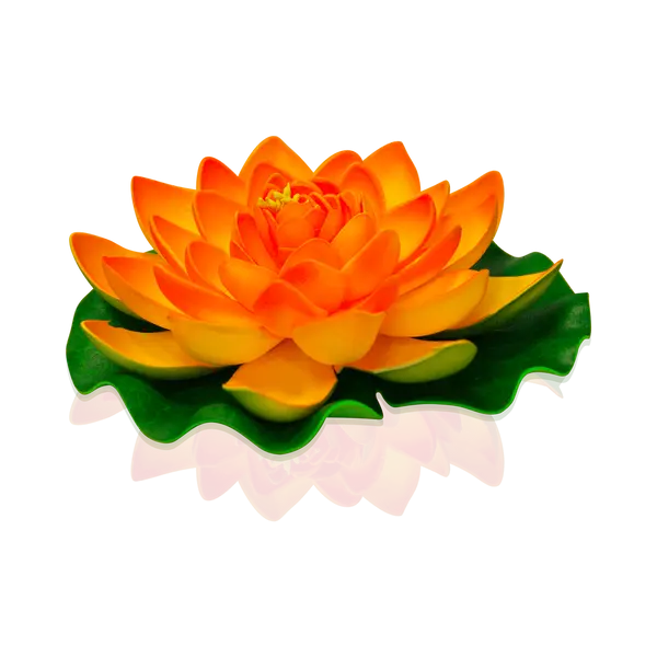 Jolie Fleur Flottante Lotus Natural Orange - SkyLantern.fr