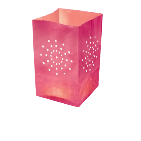 Lanterne Japonaise Jardin Rose par 5 - Skylantern.Fr