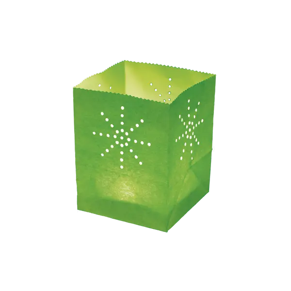 Lanterne Japonaise Bougie Jardin Vert - Skylantern.Fr