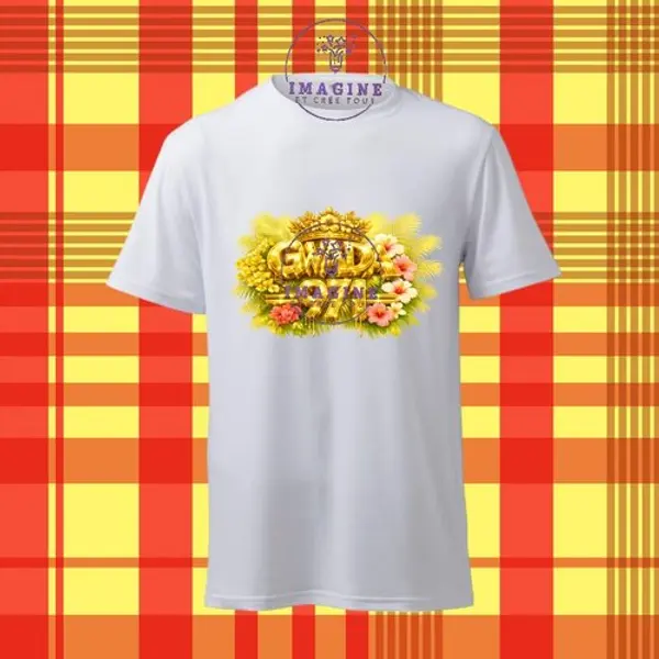T-shirt personnalisé pour homme - ras du cou - sublimation - impression infusible ink - gwada, guadeloupe, 971