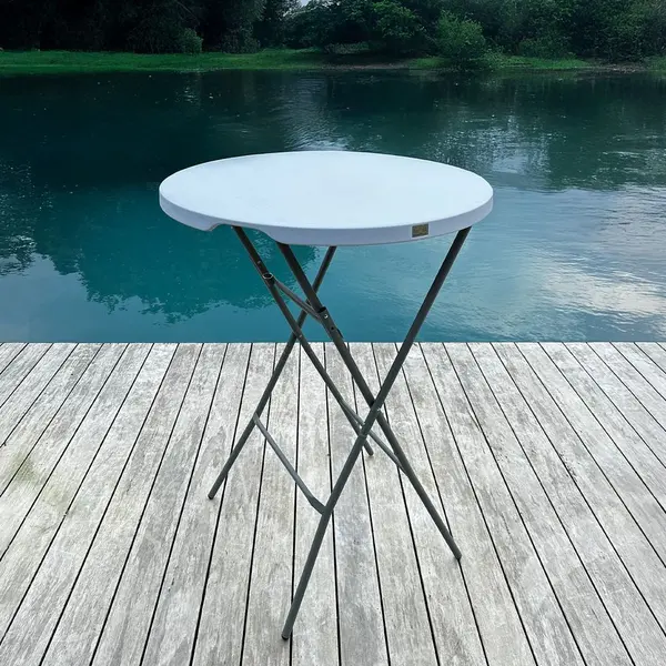 Table Haute Mange Debout Pliante H.110cm x D.80cm - SkyLantern.fr