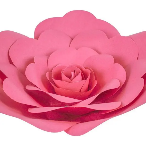 Fleur En Papier Rose Fuchsia 30 cm - SkyLantern.fr