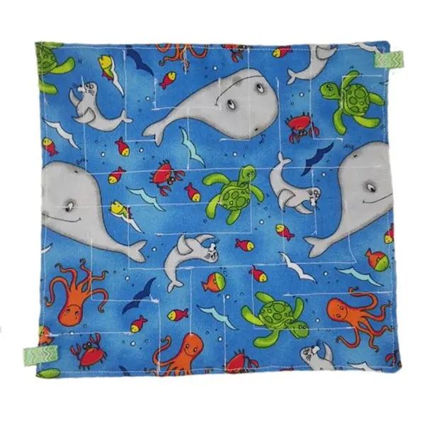 Jeu de labyrinthe fonds marins d'inspiration montessori