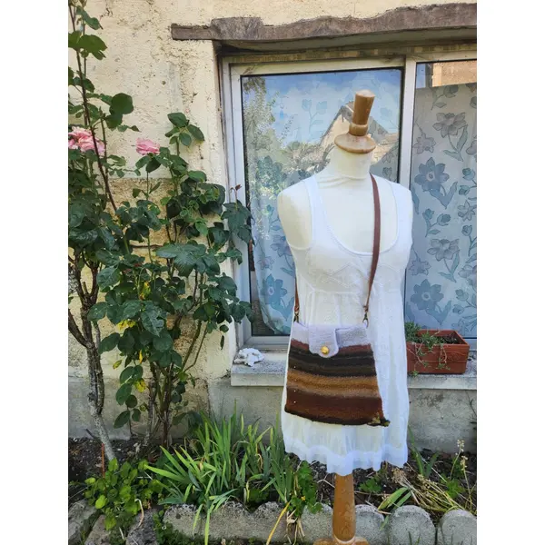 Sac en laine feutrée