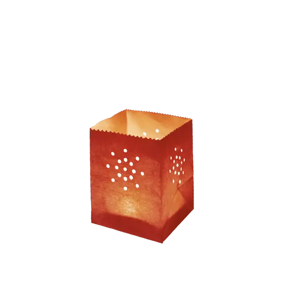 Lanterne De Table Rouge - Skylantern.Fr