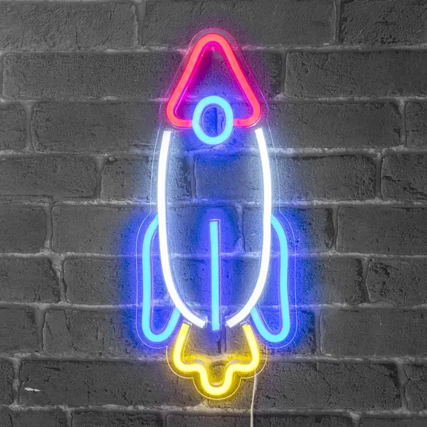 Enseigne Neon Rocket - SkyLantern.fr