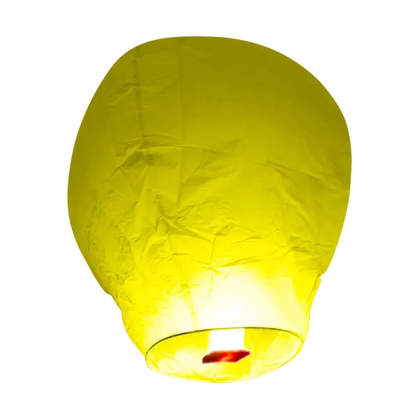 Lanternes Asiatiques Jaune - Skylantern.Fr