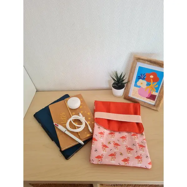 Housse de protection pour tablette ou liseuse, pochette de voyage, protection livre