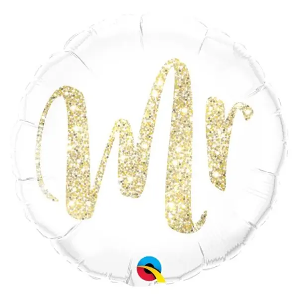 Ballon aluminium 45cm Mr glitter