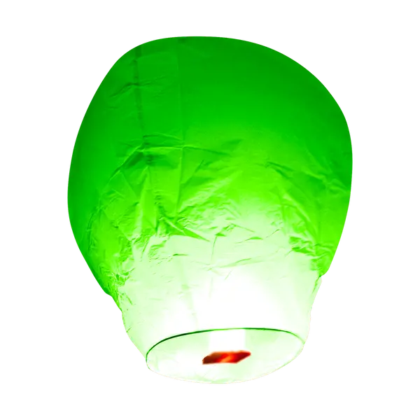Lanternes Célestes Vert - Skylantern.Fr