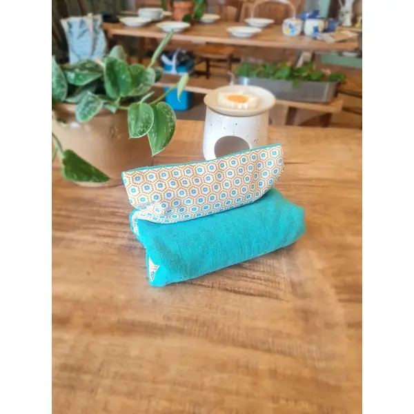 Bouillotte sèche déhoussable maki jaune