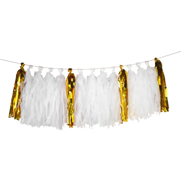 Guirlande Tassel Blanc - SkyLantern.fr
