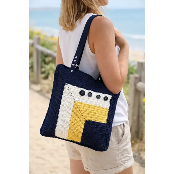 Sac tote bag "carré magique"