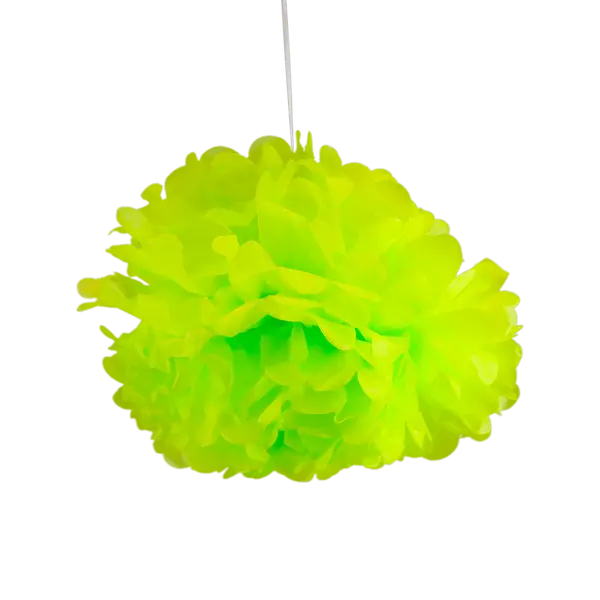 Pompon En Papier Mariage Déco Vert 30 Cm x2 - Skylantern.Fr