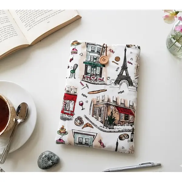 Pochette à livre coton et rembourré