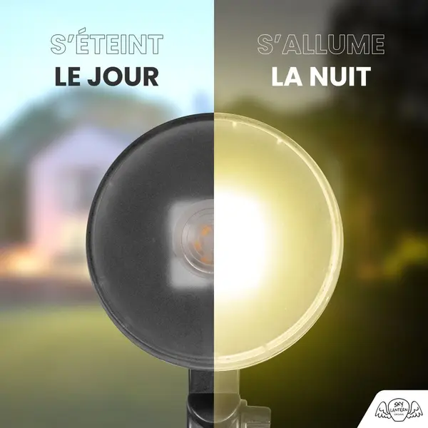 Spot LED Extérieur x8 avec panneau solaire inclus