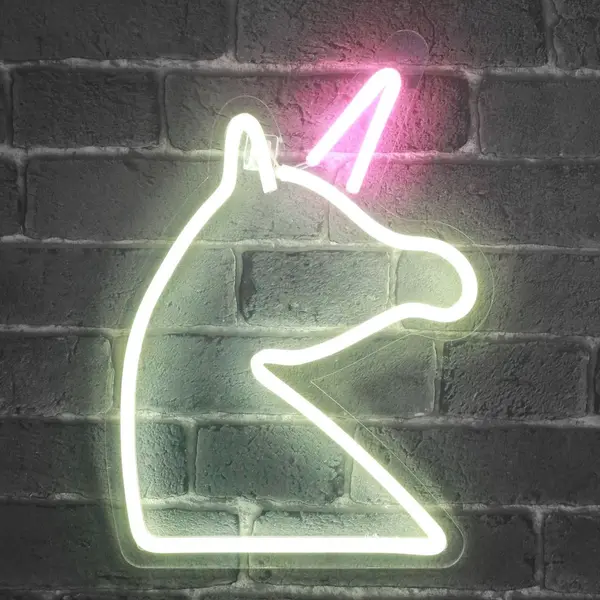 Lampe Néon Licorne 35 cm - Exclusivité Néon - SkyLantern.fr