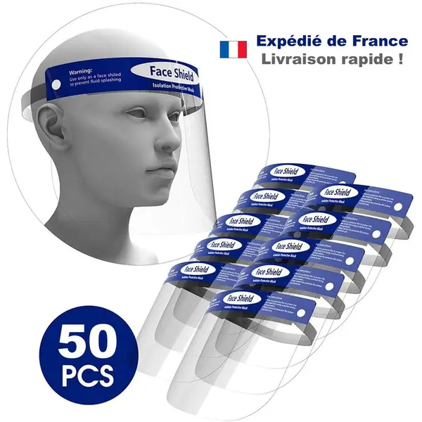 Visiere de Protection Transparente x50