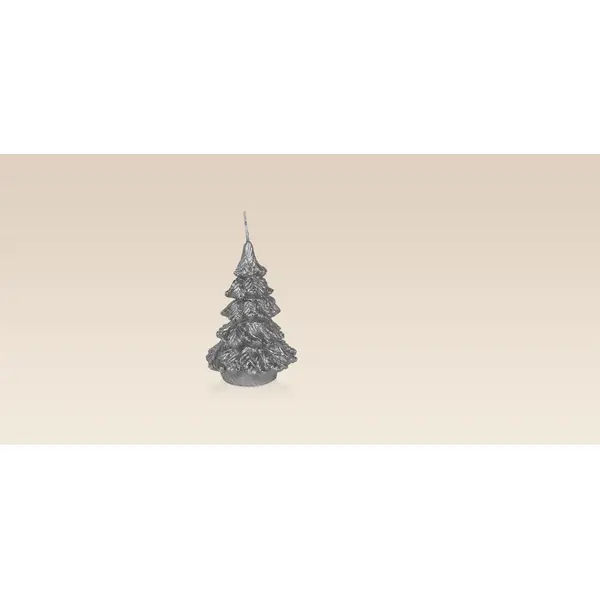 Bougie Sapin de Noël Argenté - SkyLantern.fr