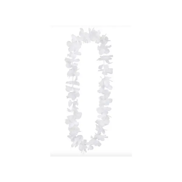 Collier HawaIen blanc