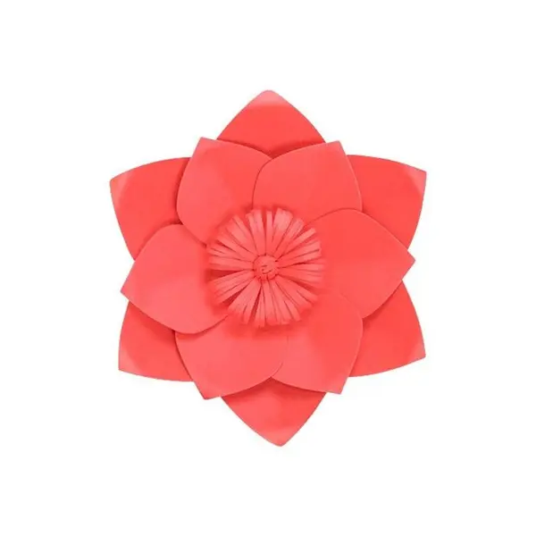 Fleur En Papier Clématite Rouge 20 cm - SkyLantern.fr