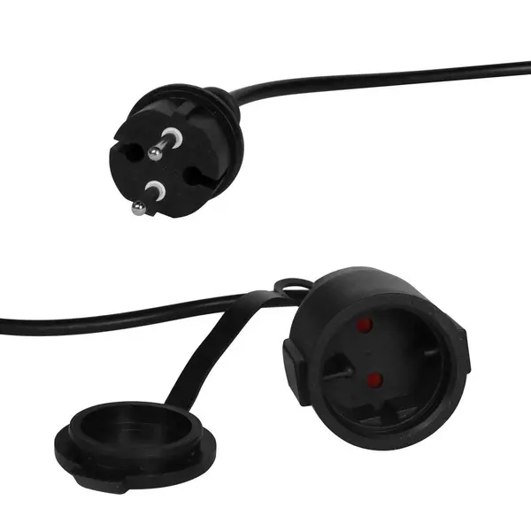 Câble Rallonge 3M IP65 Noir - SkyLantern.fr