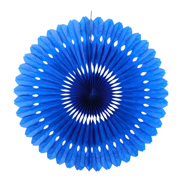 Rosace En Papier 50cm Bleu Roi - SkyLantern.fr