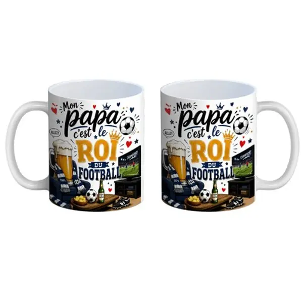 Mug papa foot, mon papa c'est le roi du football