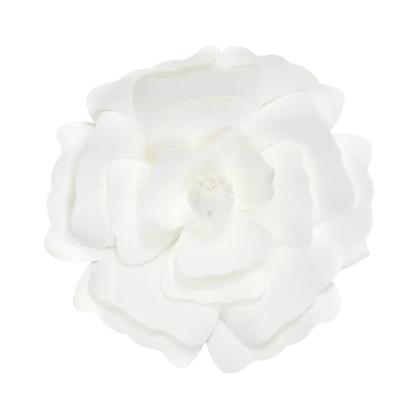 Fleur En Papier Anémone Blanc 30 cm - SkyLantern.fr